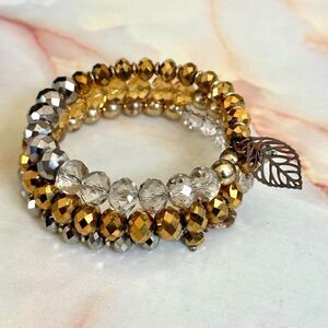 Beaded wrap around bracelet
